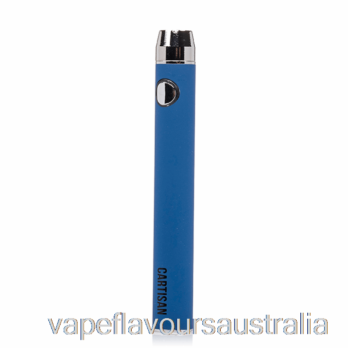 Vape Australia Cartisan Button VV 900 Dual Charge 510 Battery [Micro] Blue